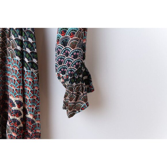 Anthropologie Maeve Women's Size S Multicolor Boho Dress Slip Swing - Picture 8 of 9
